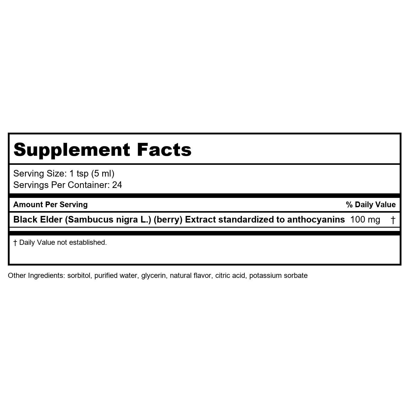 Nature'S Way Sambucus Syrup Sugar Free 4 Fz