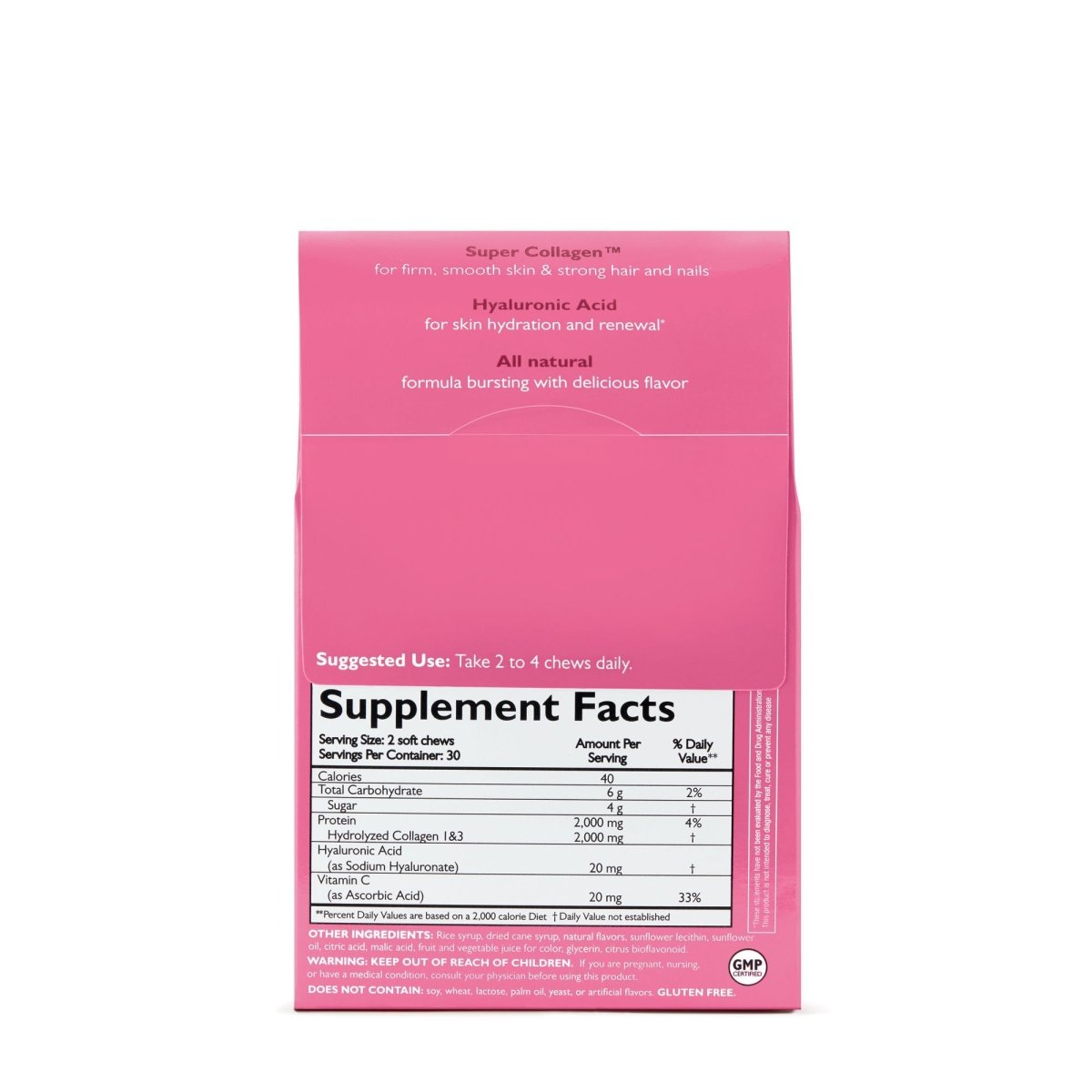 NEOCELL Fruit Punch Beauty Burst Collagen Chews, 2000 mg, 60 CT
