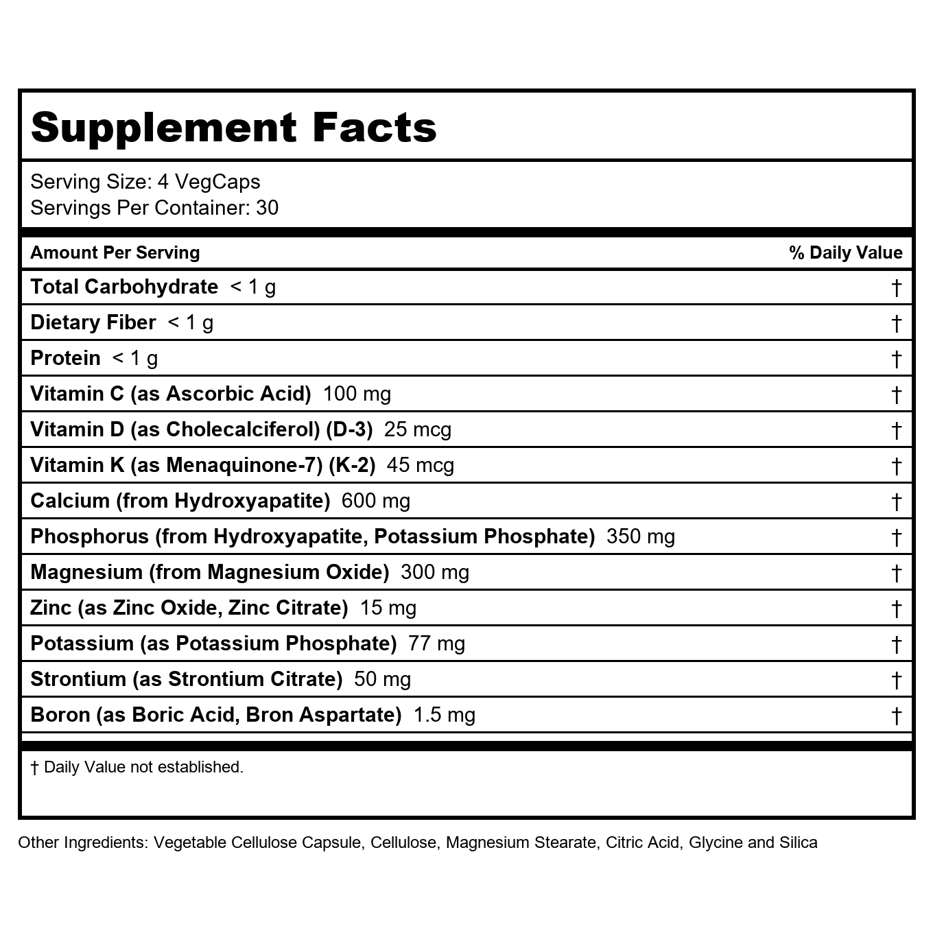 Solaray Cal-Mag with Essential Minerals | Comprehensive Bone Support Formula | Calcium, Magnesium, Strontium, Vitamins D-3 & K-2 | 120 VegCaps, 30 Servings