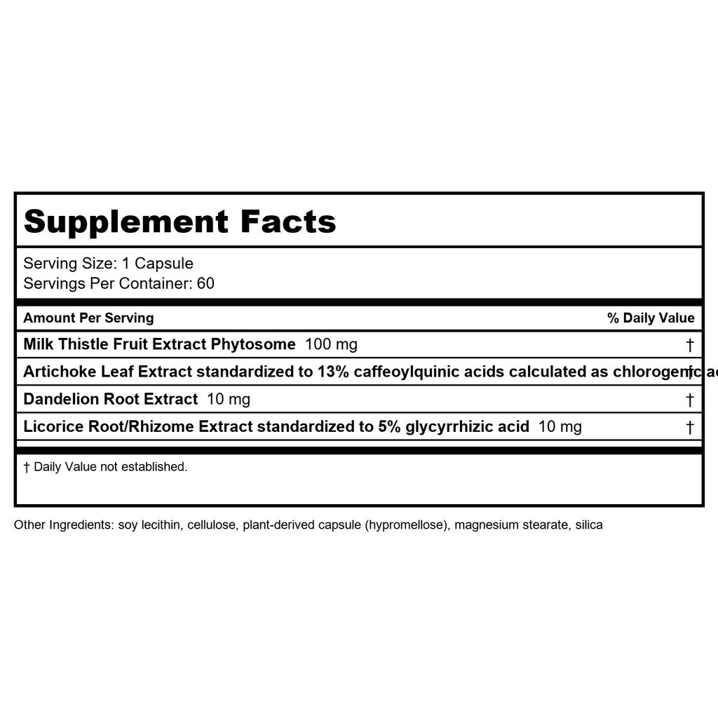 Nature?s Way Super Milk Thistle Promotes Healthy Liver Function* 4-Herb Blend Vegan 60 Capsules