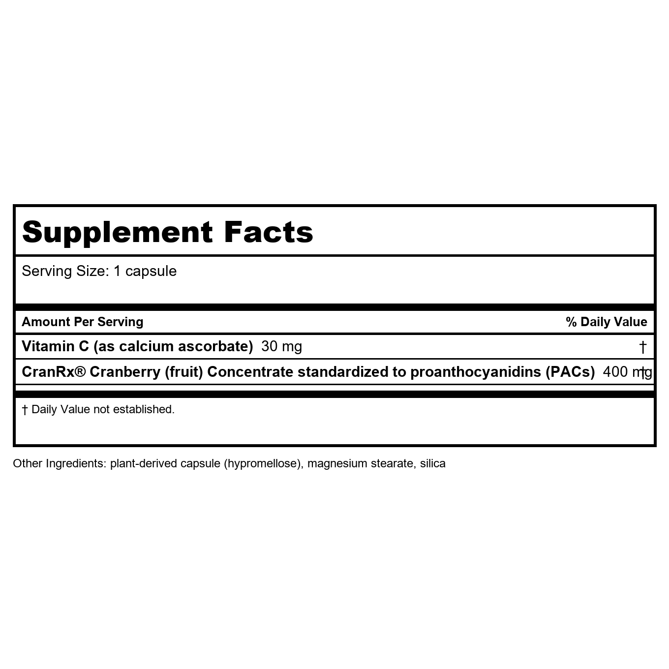 Nature'S Way Cranberry Standardz Extr 120 Vcap