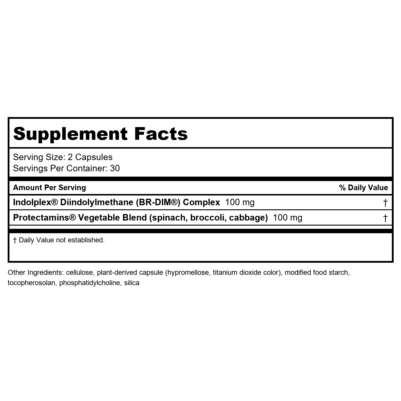 Nature's Way DIM-Plus - Diindolylmethane Vegetarian Capsules, 60-Count