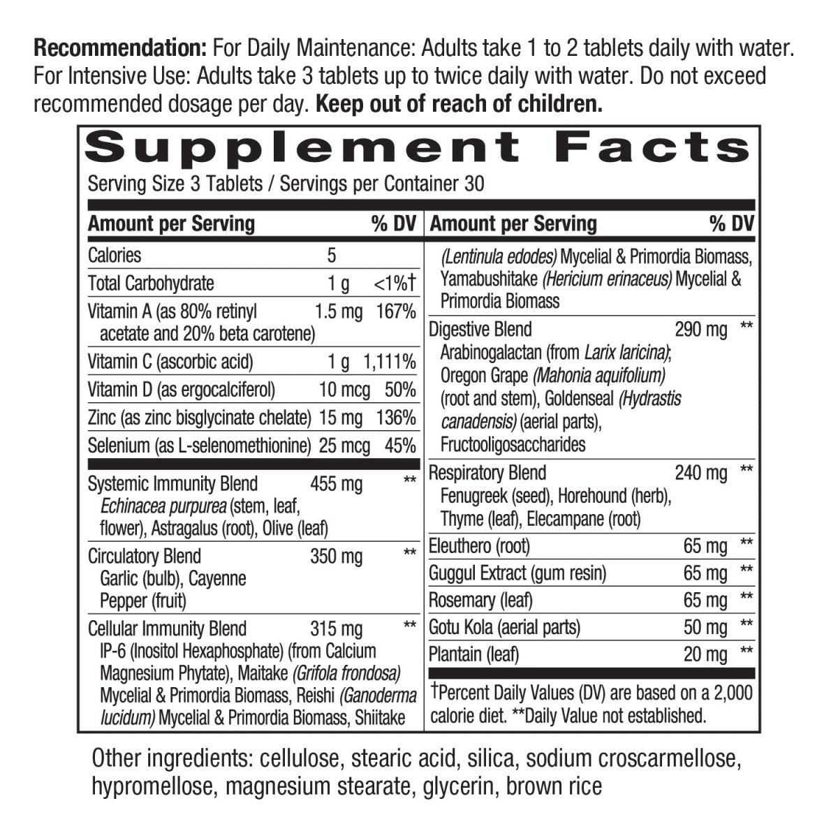 Nature's Way Systemwell Ultimate Immunity Multi-System Support*, 90 tablets