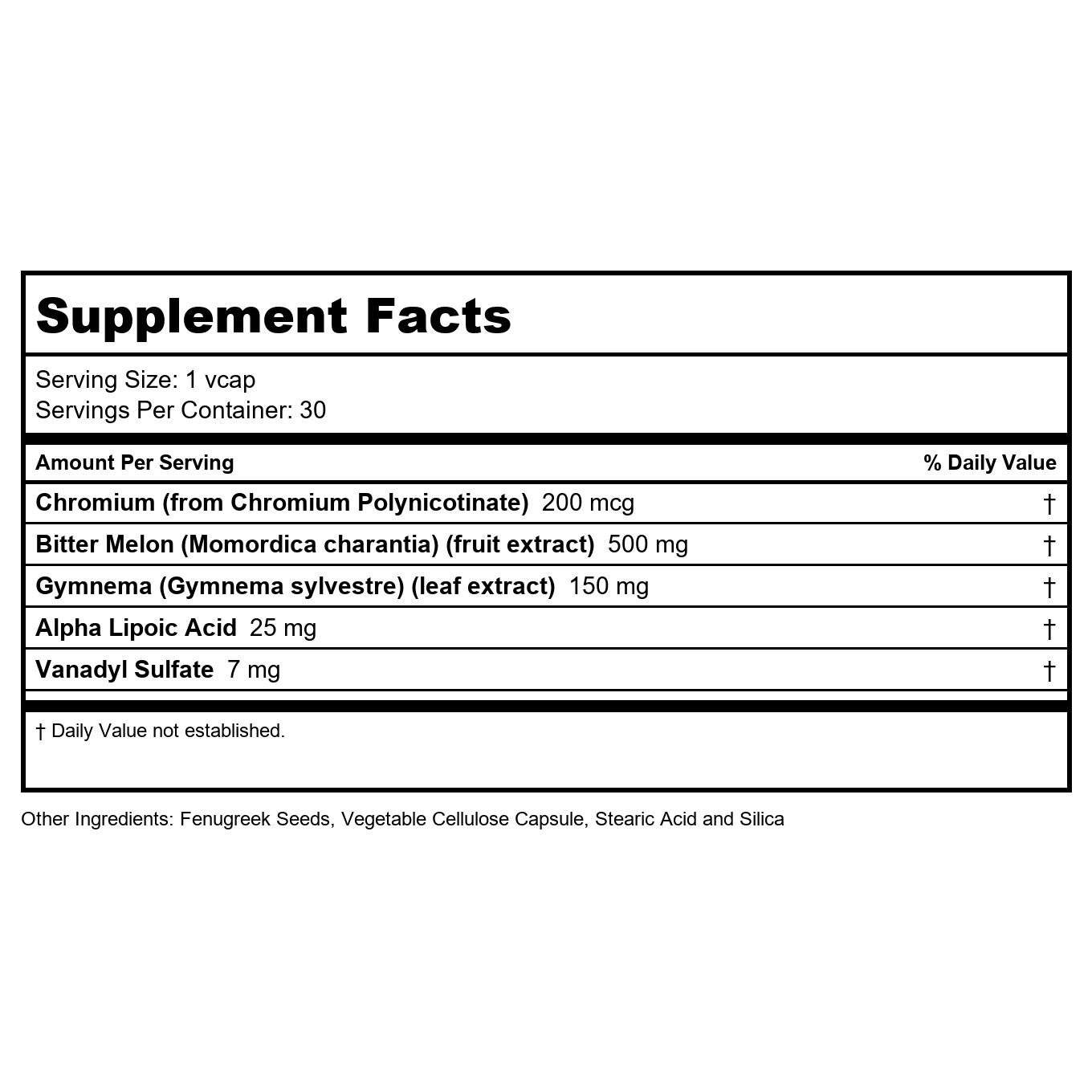 Solaray GlucoReg -- 30 Capsules