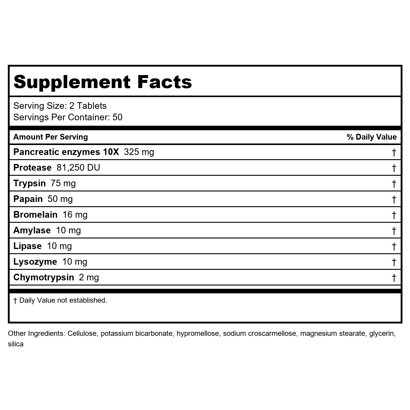 Nature's Way Pancreatic & Systemic Enzymes (Formerly Mega-Zyme), Relieves Occasional Muscle Soreness and Discomfort*, Pancreatic Enzymes, Digestive Support*, 100 Tablets
