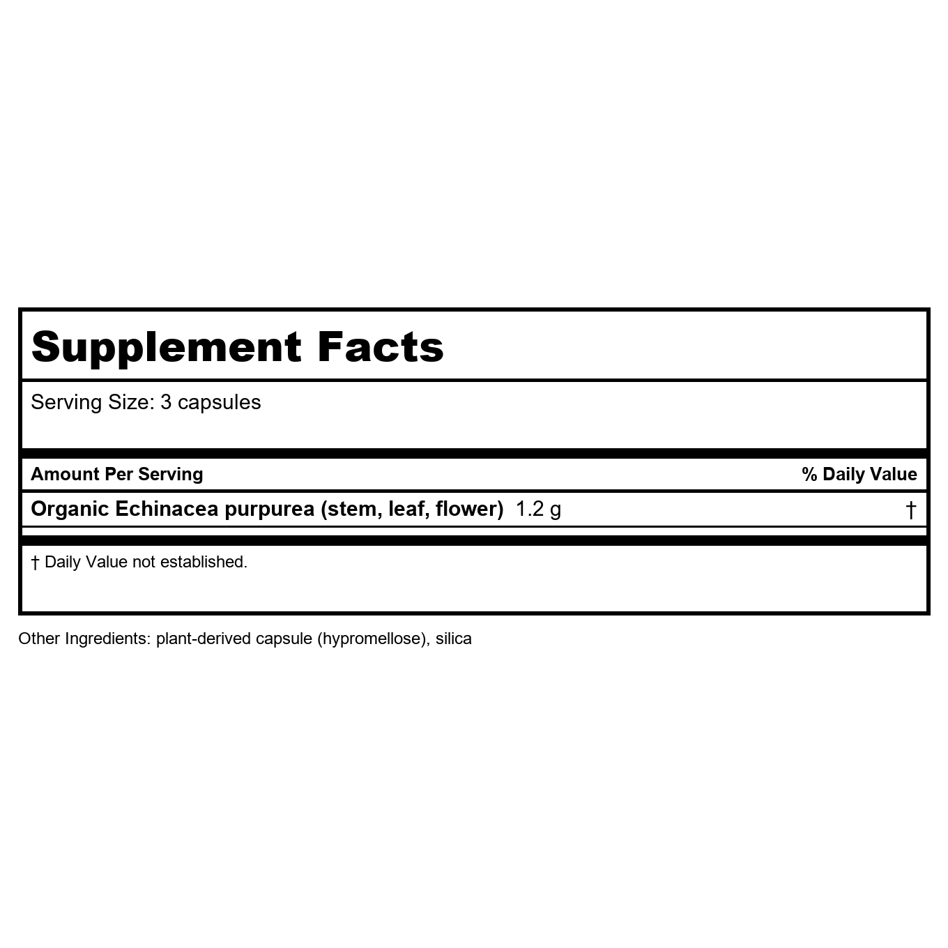 NATURE'S WAY ECHINACEA ANGUSTIFOLIA EX, 60 CAP
