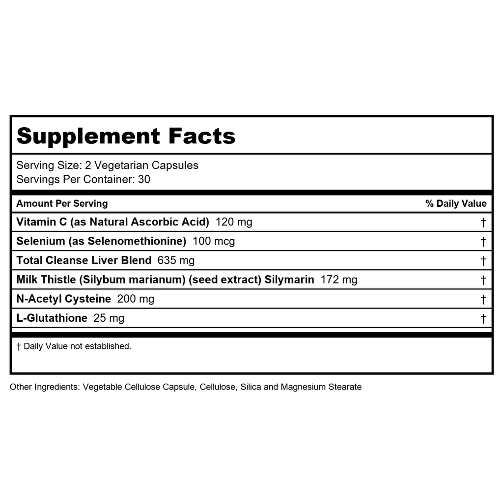 SOLARAY Total Cleanse Liver - Milk Thistle, Dandelion & More for Healthy Cleansing Support - 60 Count (Pack of 1)
