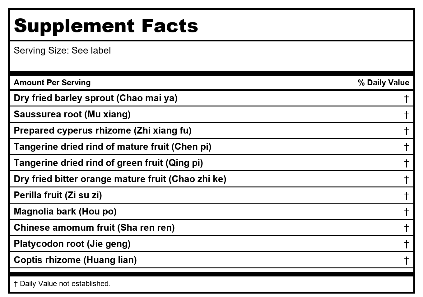 Kan Herb Chinese Modular Solutions Disperse Qi 4 Ounce