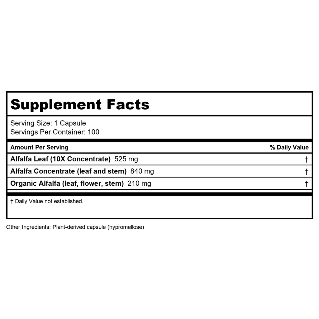 Nature's Way Alfa-Max 10X Concentrate - 100 Capsules