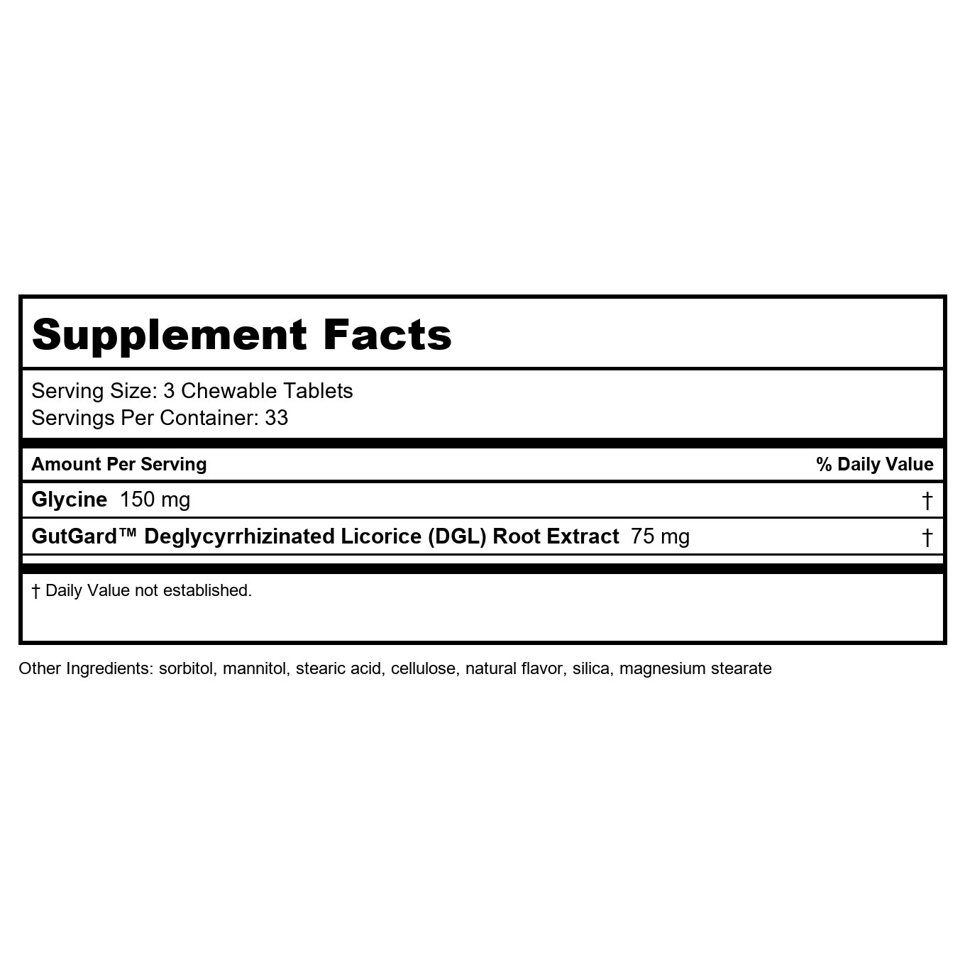Nature's Way, DGL (Without Fructose), 100 Chewable Tablets
