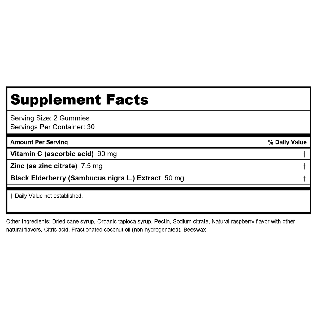 Nature's Way Sambucus Gummies - 60 Count