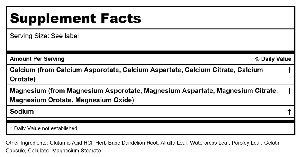 Solaray Calcium and Magnesium Asporotate Capsules | 240 Count