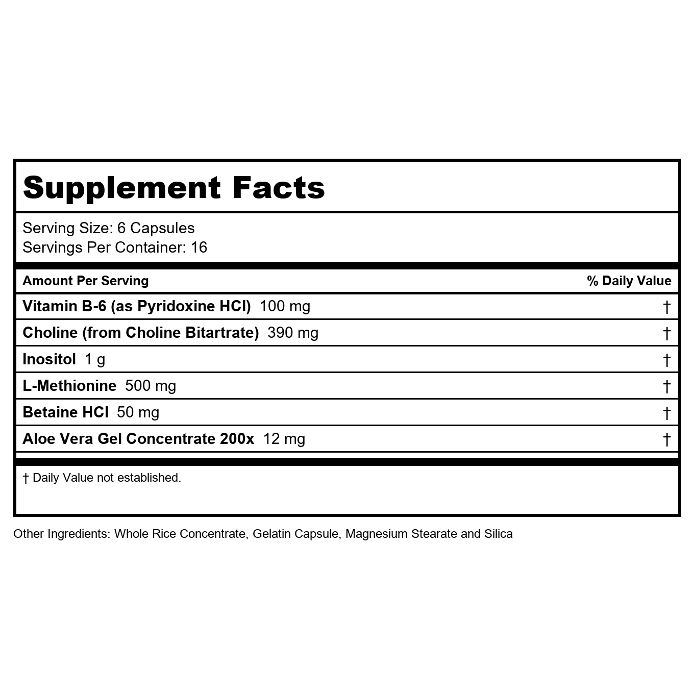 Solaray Lipotropic 1000 Plus -- 100 Capsules