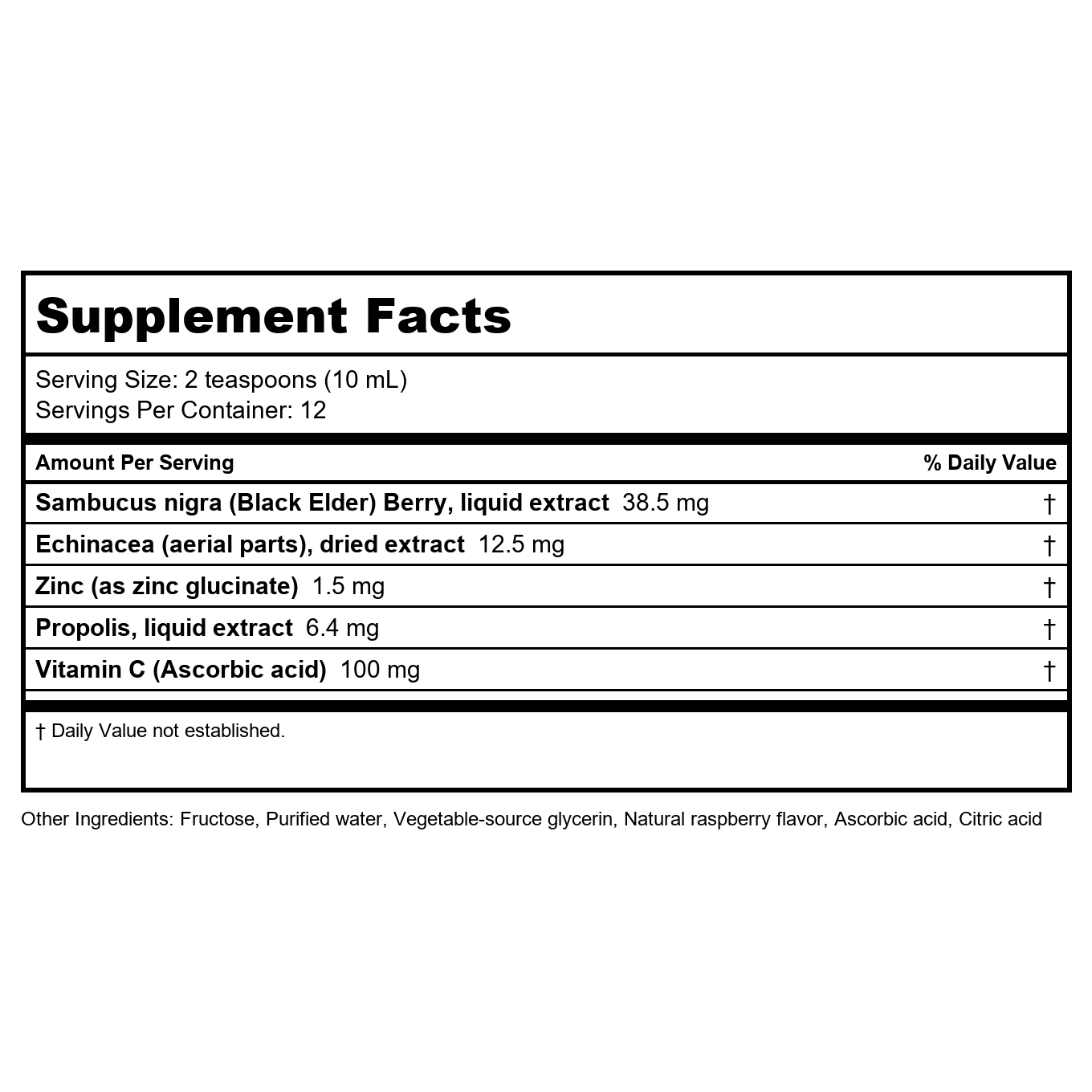Nature's Way Sambucus Immune Syrup - 4 fl oz