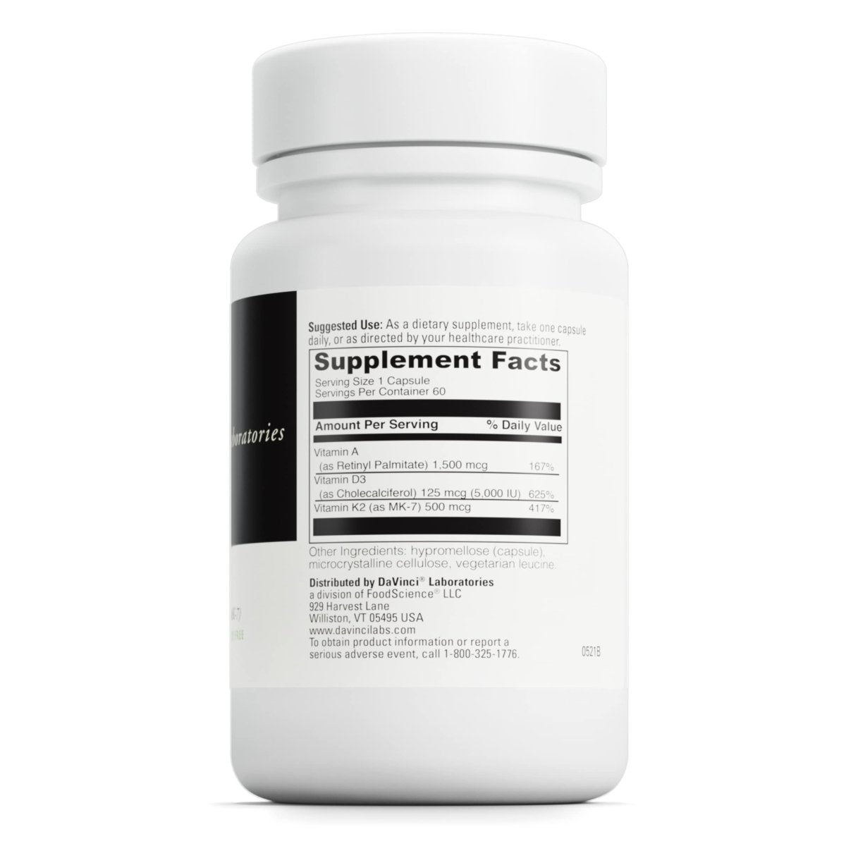 DaVinci Labs ADK - 60 Vegetarian Capsules