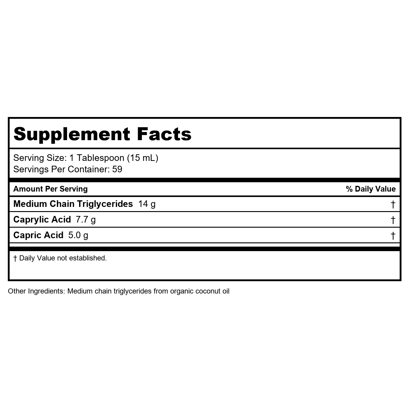 Nature's Way MCT Oil, Brain and Body Fuel from Coconuts*; Keto and Paleo Certified, Organic, Gluten Free, Non-GMO Project Verified, 30 Fl. Oz.