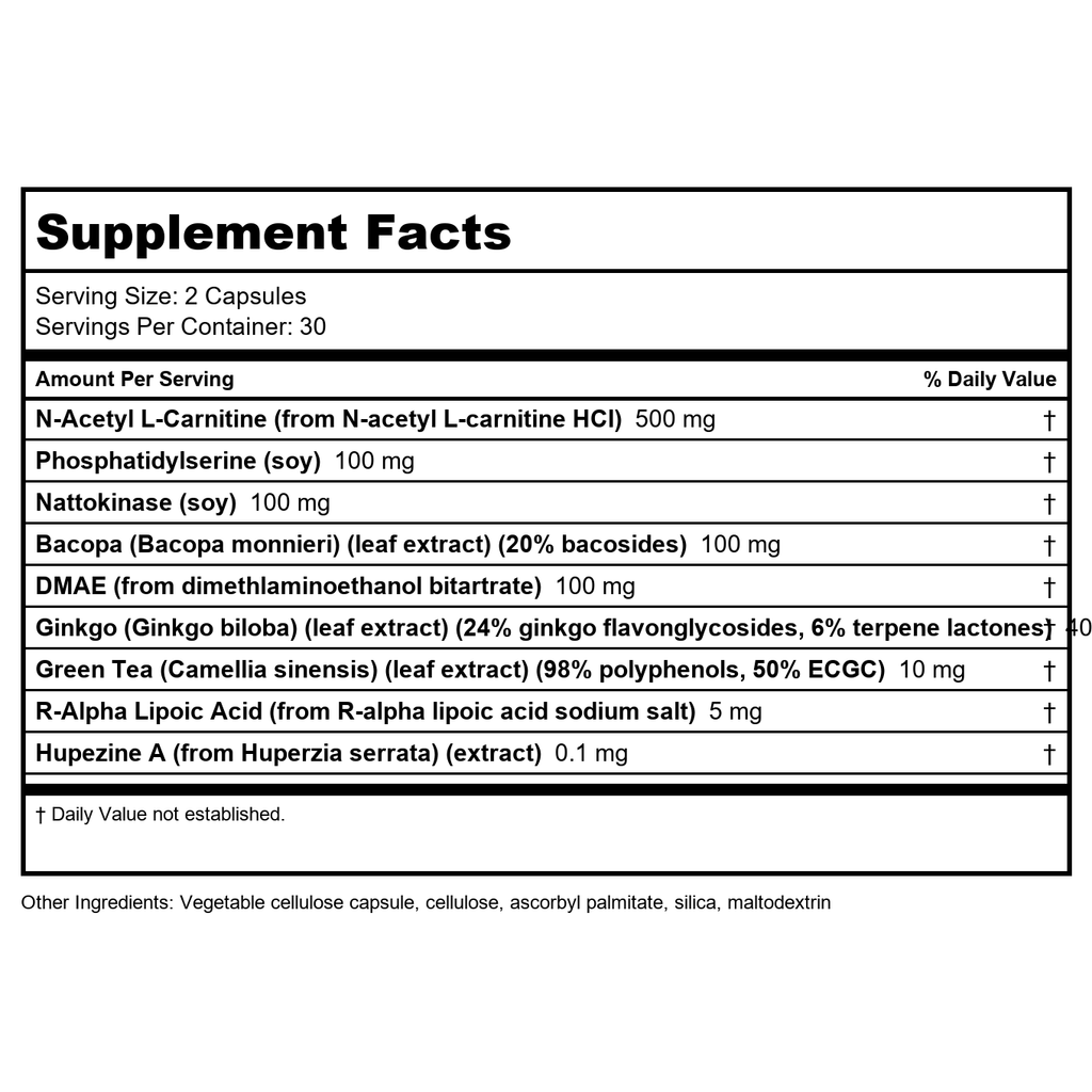 BioGenesis Nutraceuticals CogniFactors - 60 Veg Capsules 10271