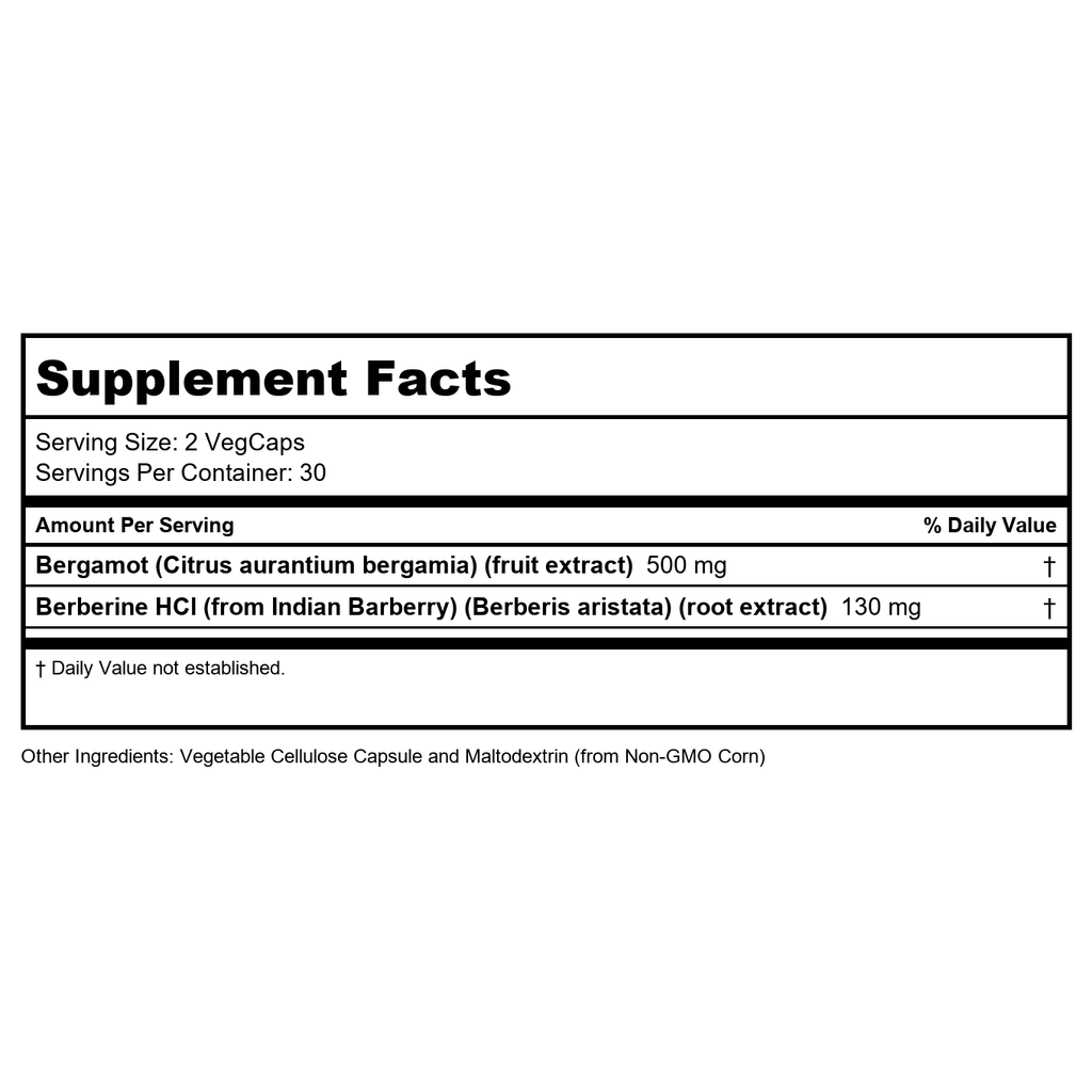 Solaray Bergamot Advanced Formula - Cardiovascular Support Fruit Extract - 60 Veg Capsules
