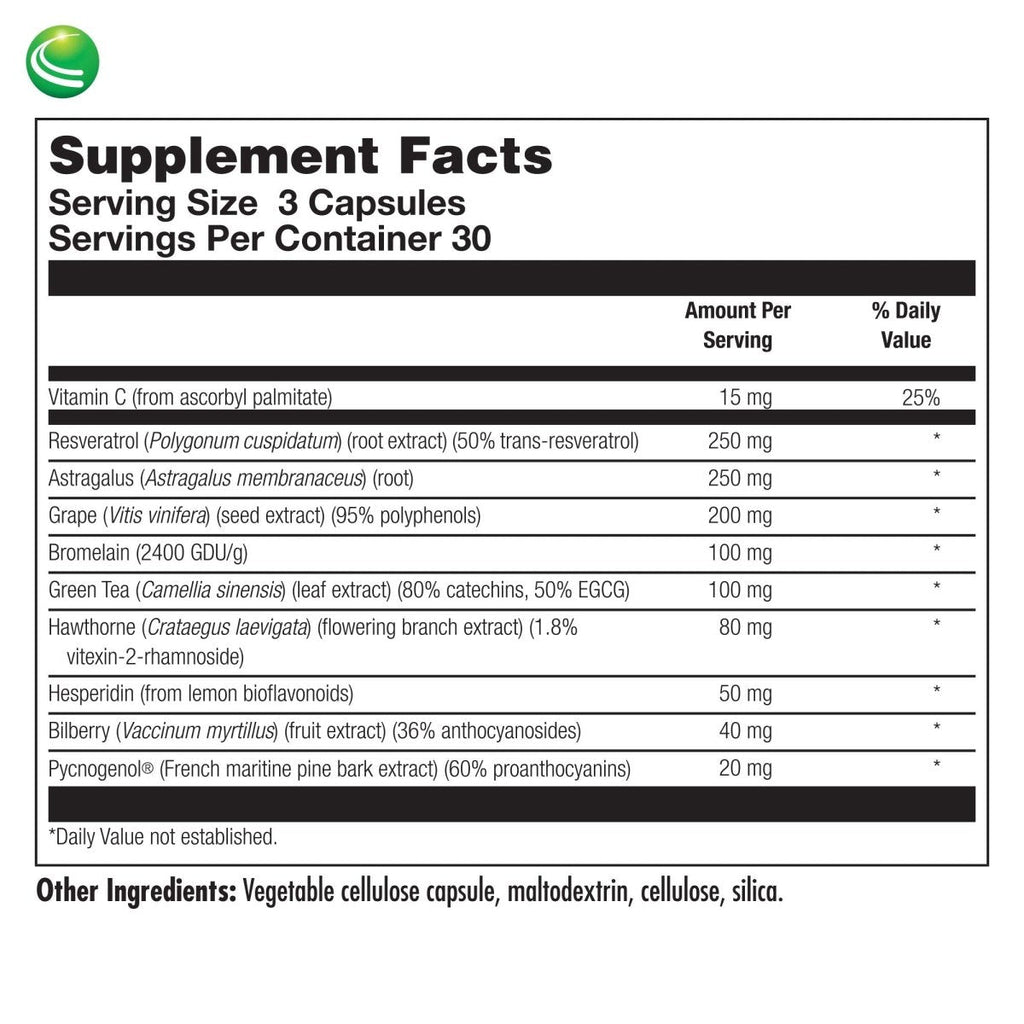 Nutra BioGenesis - Resveratrol Plus Flavonoids - 90 Capsules