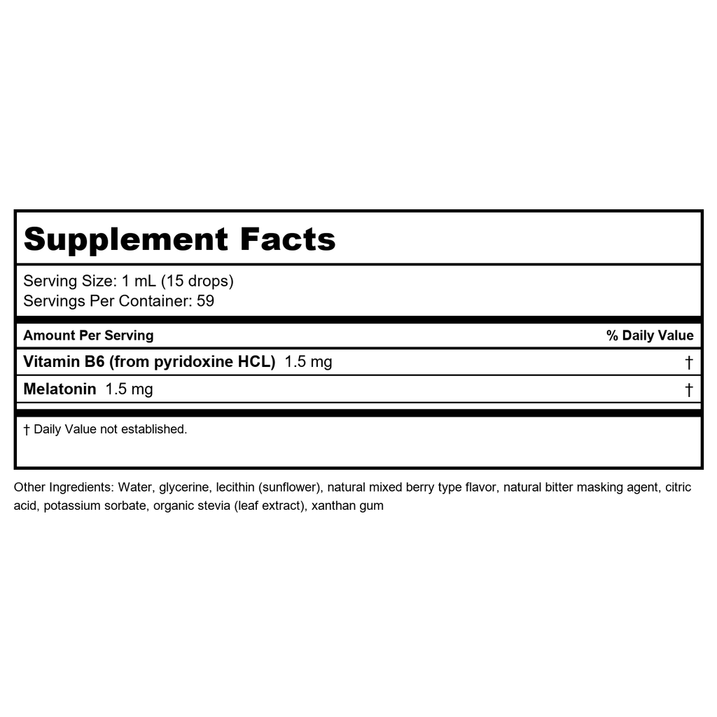 Biogenesis Nutraceuticals Liposomal Melatonin Drops - 2 fl oz