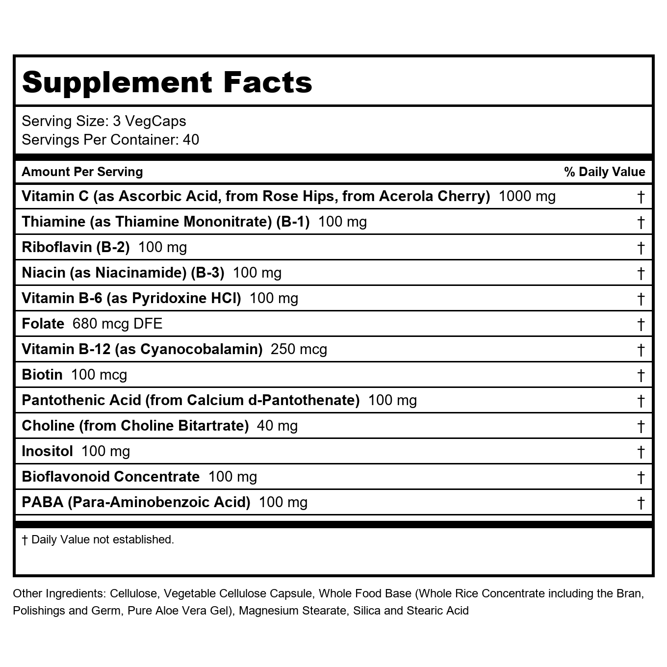 SOLARAY B Stress AM Two Stage Timed Release Supplement | 120 Count