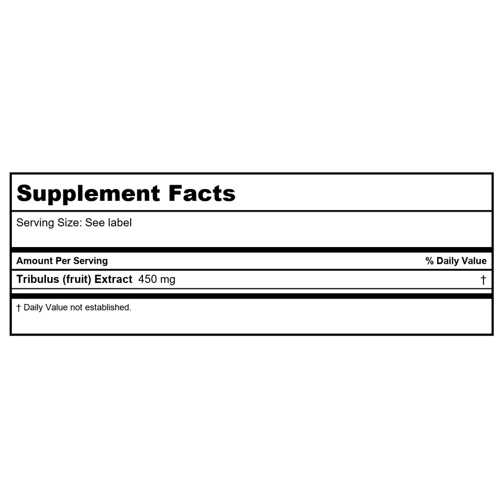 Solaray Guaranteed Potency Tribulus Fruit Extract, Veg Cap (Btl-Plastic) 450mg | 60ct