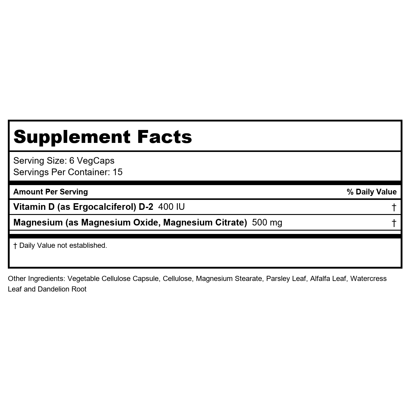 Solaray - Cal-Mag Citrate 2:1 Ratio with Vitamin D2-90 Vegetable Capsule(s)