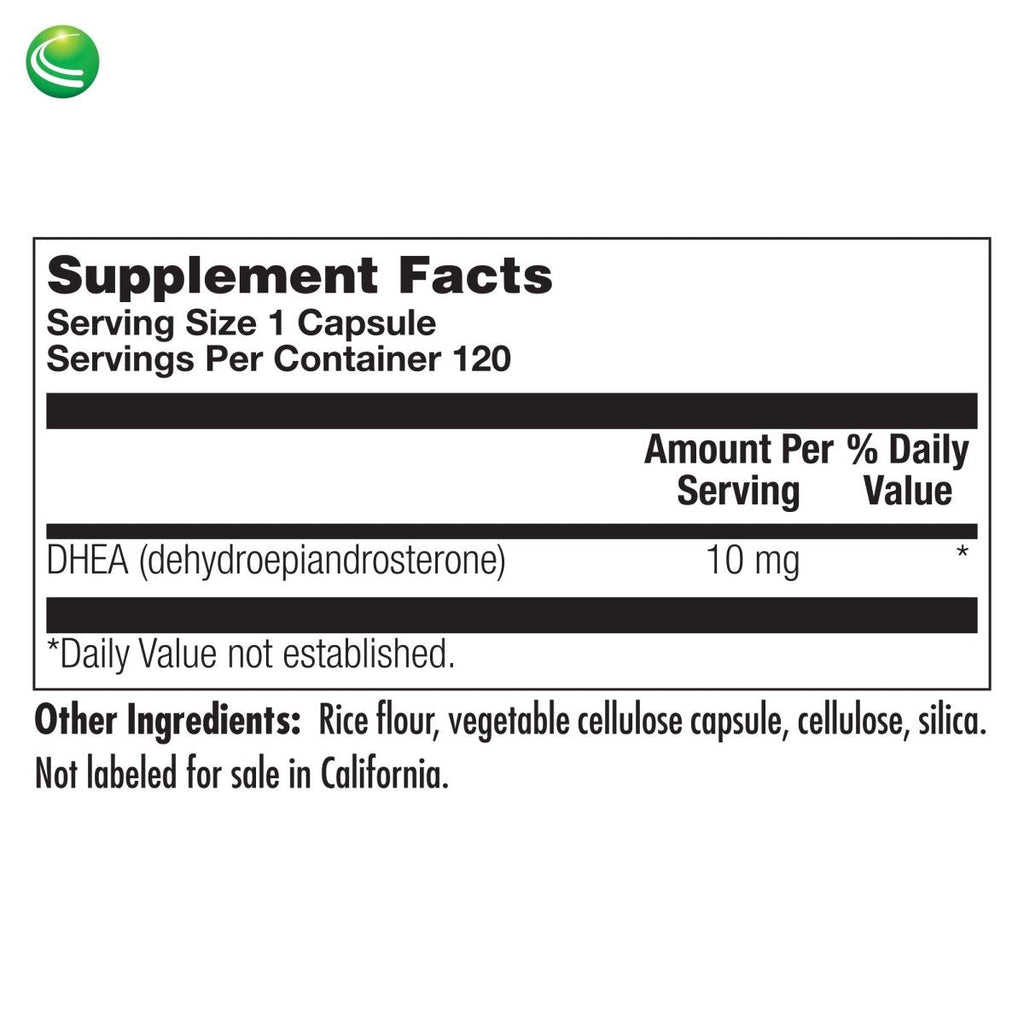 Nutra BioGenesis - DHEA TR -  - 10 mg, 120 Capsules  10240