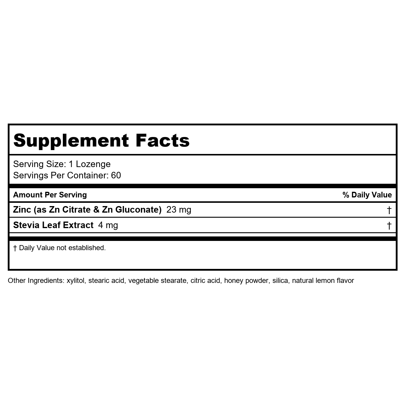 Little DaVinci Immuni-z - Kids Zinc Lozenge to Support Immune Health, Throat Tissue, Brain Health and Development, Sleep and Focus* - with Zinc Citrate and More - Lemon Flavor - 60 Lozenges