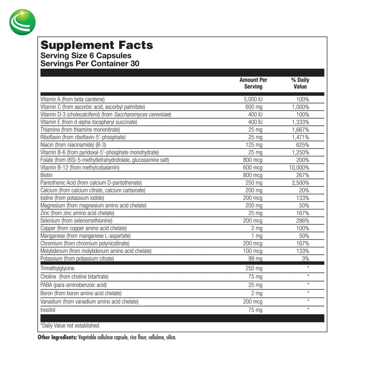 Nutra BioGenesis - Ultra Genesis Without Iron, 180 Capsules