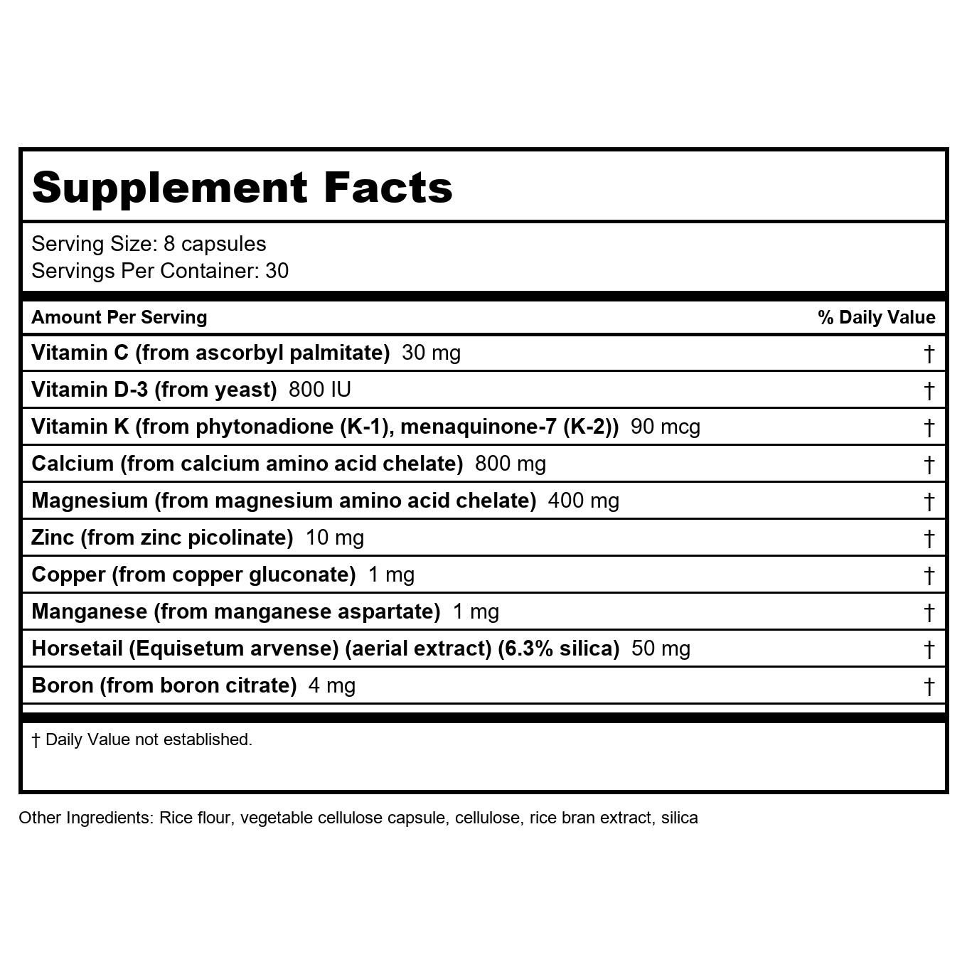 Nutra BioGenesis OsteoGenesis ES (Extra Strength) 240 Cap