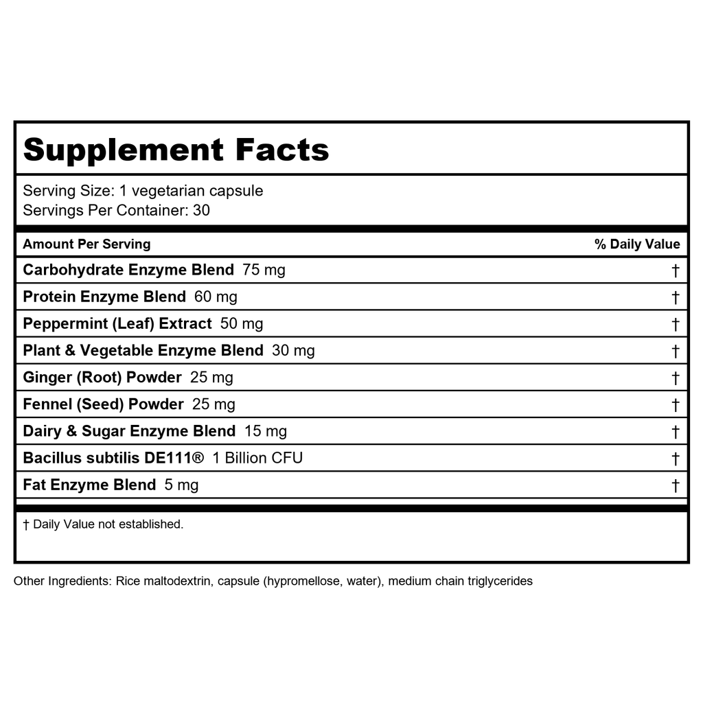 Renew Life Adult Digestive Enzyme - L-Glutamine, DigestMore Plant-Based Foods Enzyme Formula for Men & Women, Smooths Digestive Tract, Vegetarian, 90 Capsules
