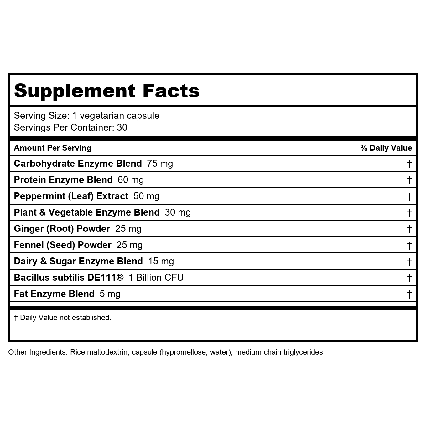 Renew Life Adult Digestive Enzyme - L-Glutamine, DigestMore Plant-Based Foods Enzyme Formula for Men & Women, Smooths Digestive Tract, Vegetarian, 90 Capsules