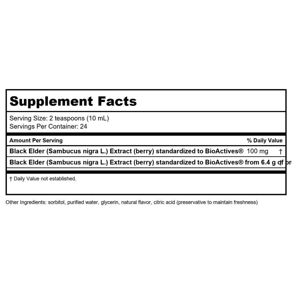 Nature's Way Sambucus Sugar-Free Elderberry Syrup, Traditional Immune Support*, 8 Fl Oz.