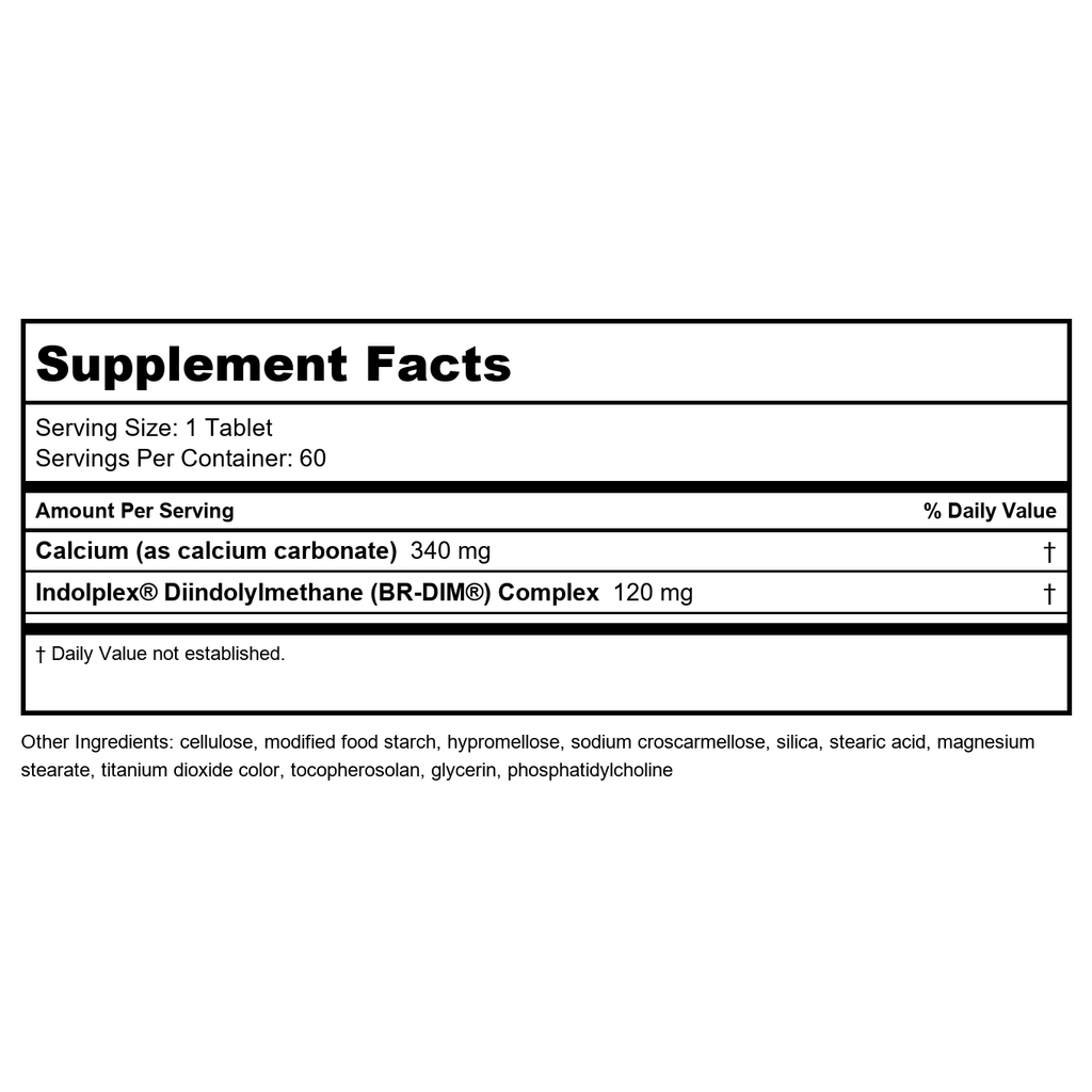 Nature's Way Estrobalance with Absorbable Br-dim, Supports Healthy Estrogen Metabolism, 60 Count, 60 Count