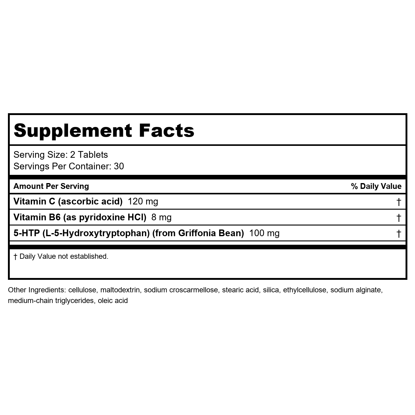 Nature's Way 5-HTP, 60 Count