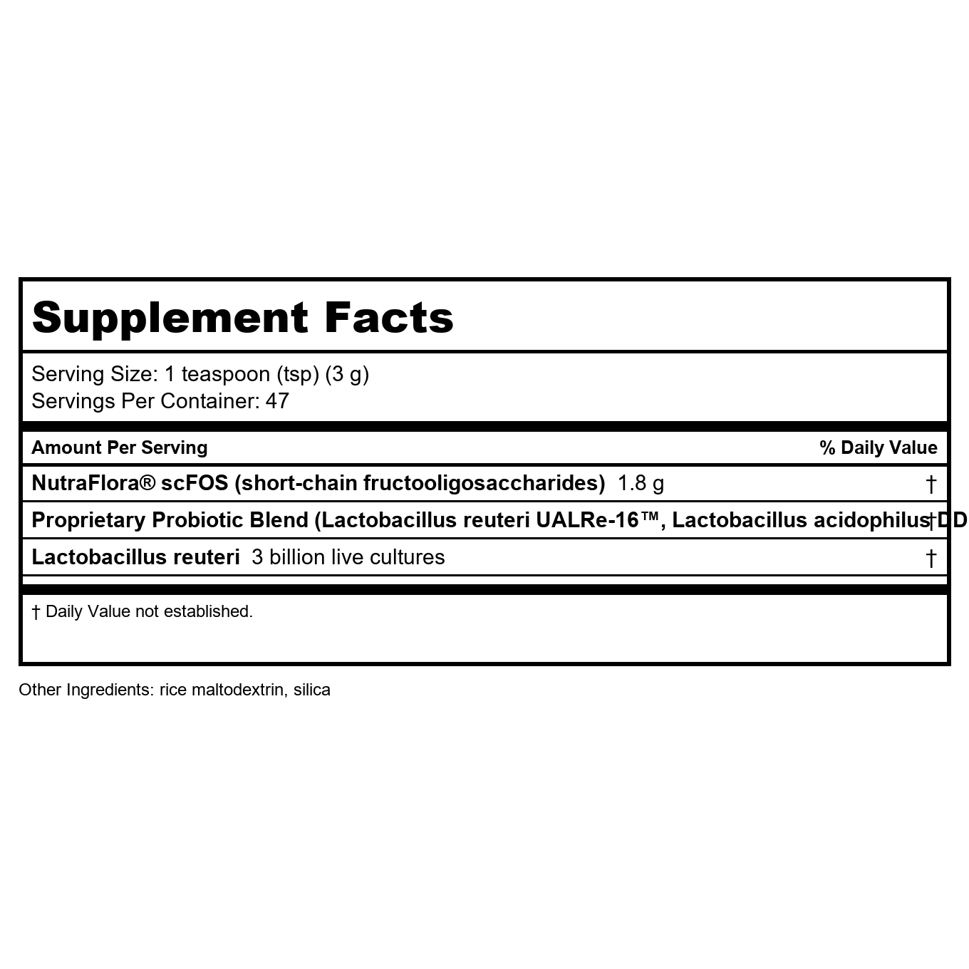 Nature's Way Primadophilus Reuteri Probiotic, Supports Digestive & Immune Health*, 3 Billion Live Cultures, 5 Oz.