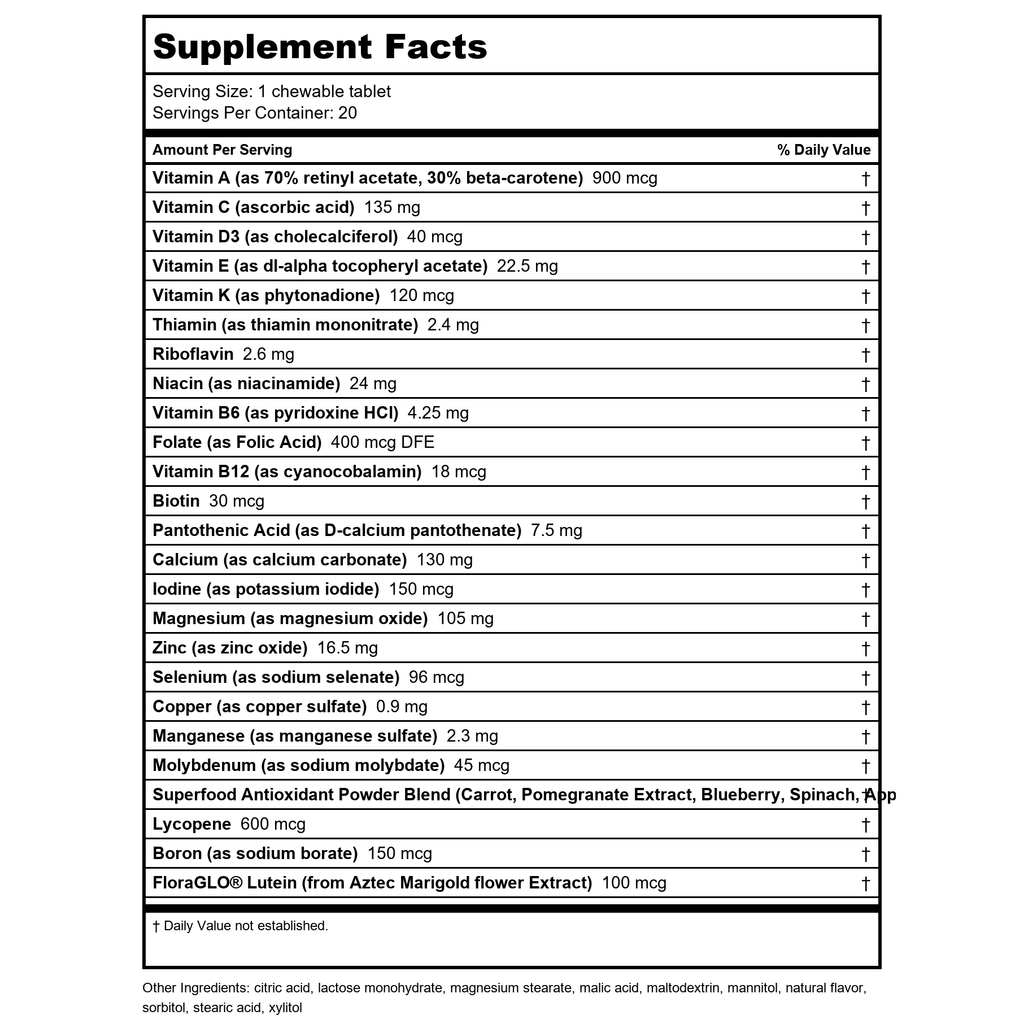 Nature's Way Umcka Cold+Flu Multi-Action Chewables - Non-Drowsy Orange Flavor - 20 Chewables