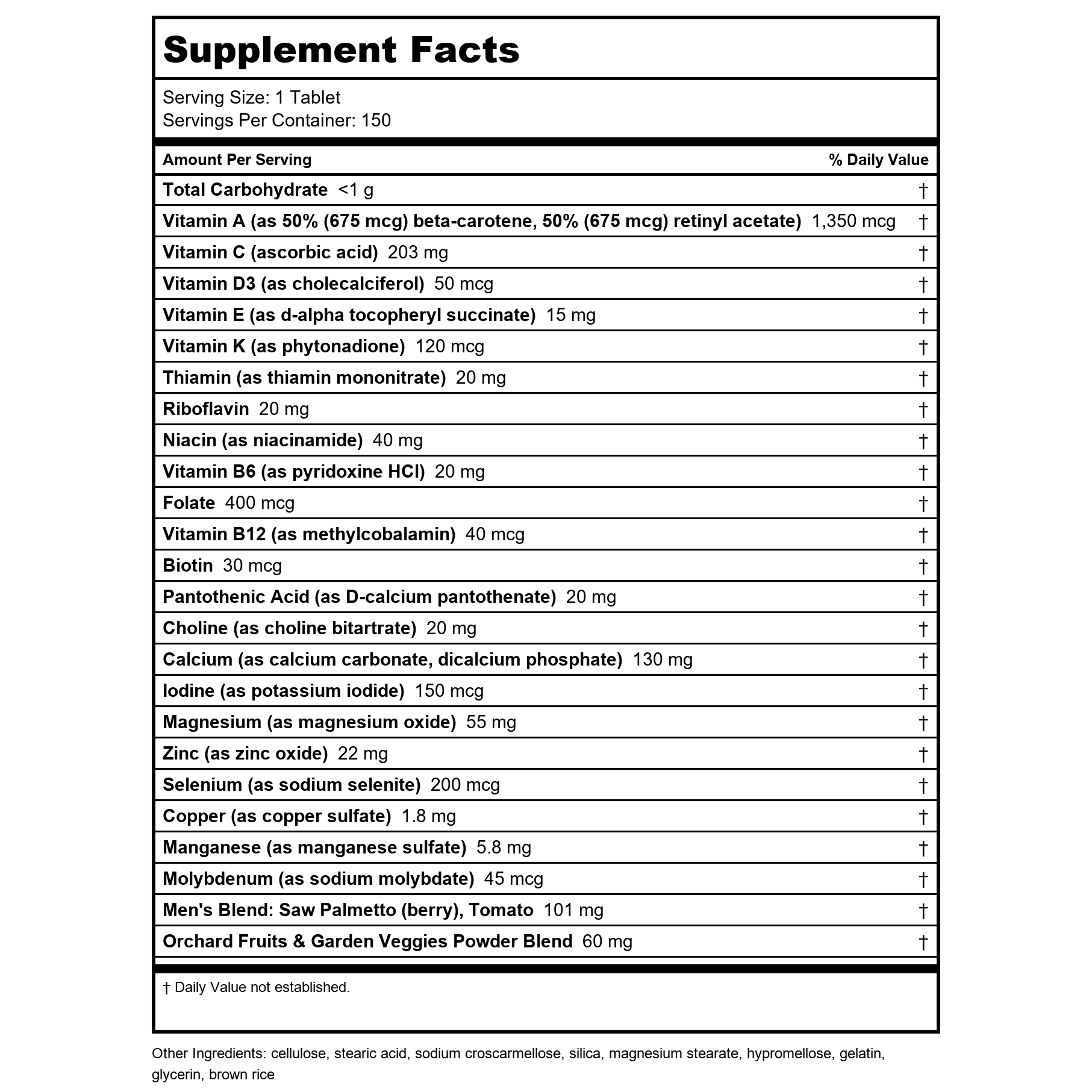 Nature's Way Alive! Men's Ultra Potency Complete Multivitamin, High Potency B-Vitamins, Energy Metabolism*, 150 Tablets