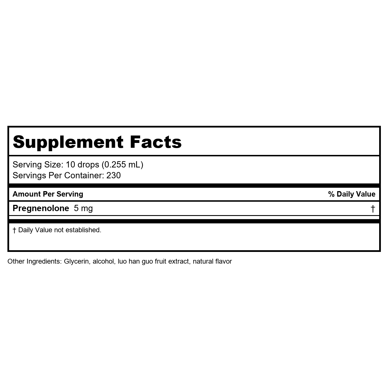 Apex Energetics - Pregnenolone (K-19) 2 Fl. Oz