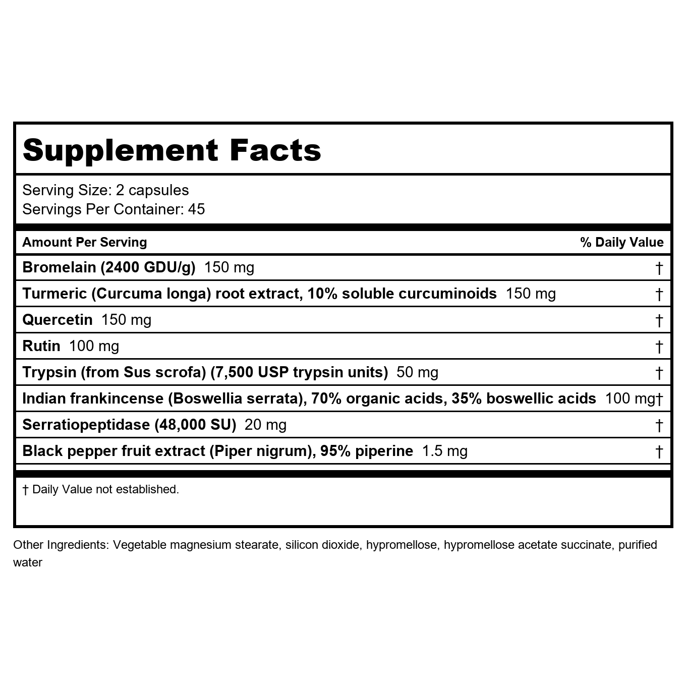 Nutritional Fundamentals for Health InflaCalm SAP 90 caps