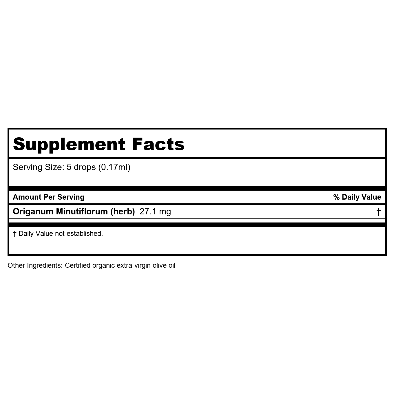 Nutritional Fundamentals for Health Oregano SAP 15 ml
