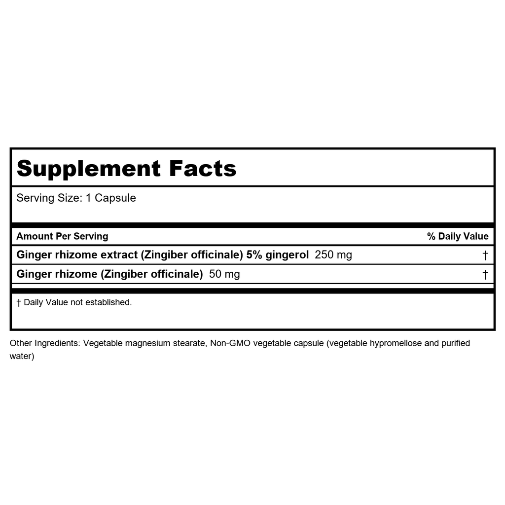 Nutritional Fundamentals for Health Ginger SAP FH0053