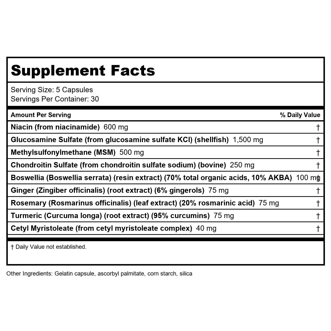 Nutra BioGenesis ArthroGenx 150 Capsules (38755)