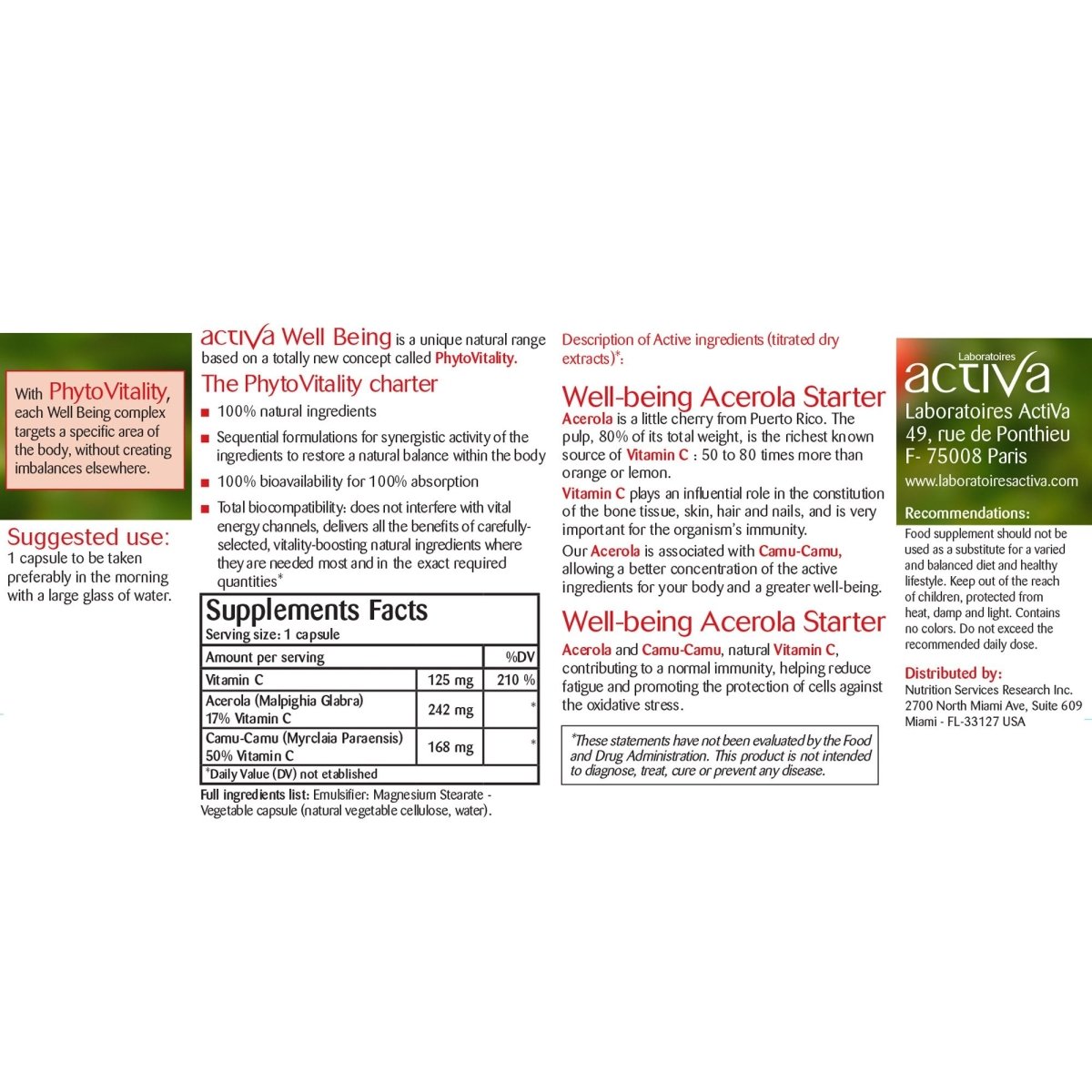 Activa Acerola Starter
