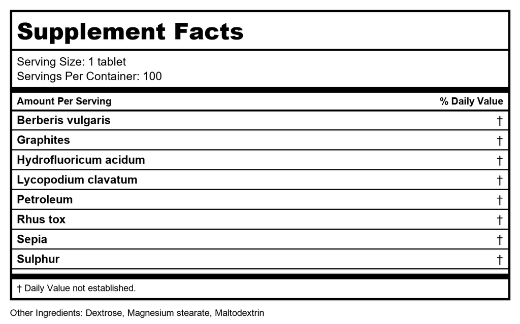 MediNatura BHI Back 100 Tabs