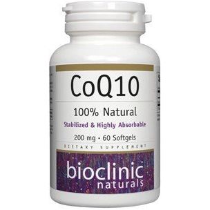 Bioclinic Naturals CoQ10 200mg 60 Softgels