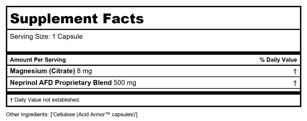 Arthur Andrew Medical Neprinol AFD 90 cap