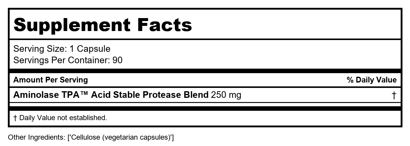 Arthur Andrew Medical Aminolase 30 cap