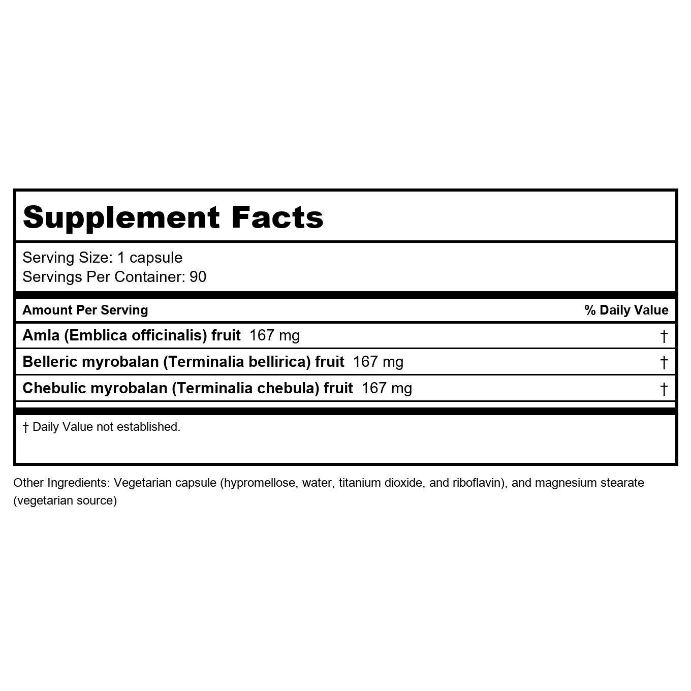 Ayush Herbs Trifal 90 Cap